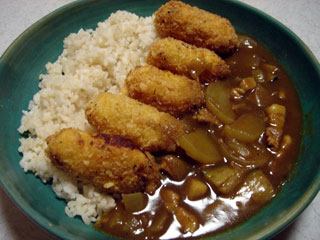 初乳豆腐フライのカレー’2005.1.26