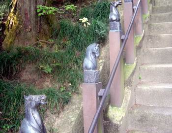 福島県相馬市　「中村神社」階段