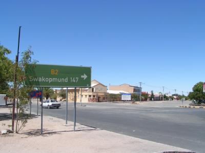 ナミビア・道路標識
